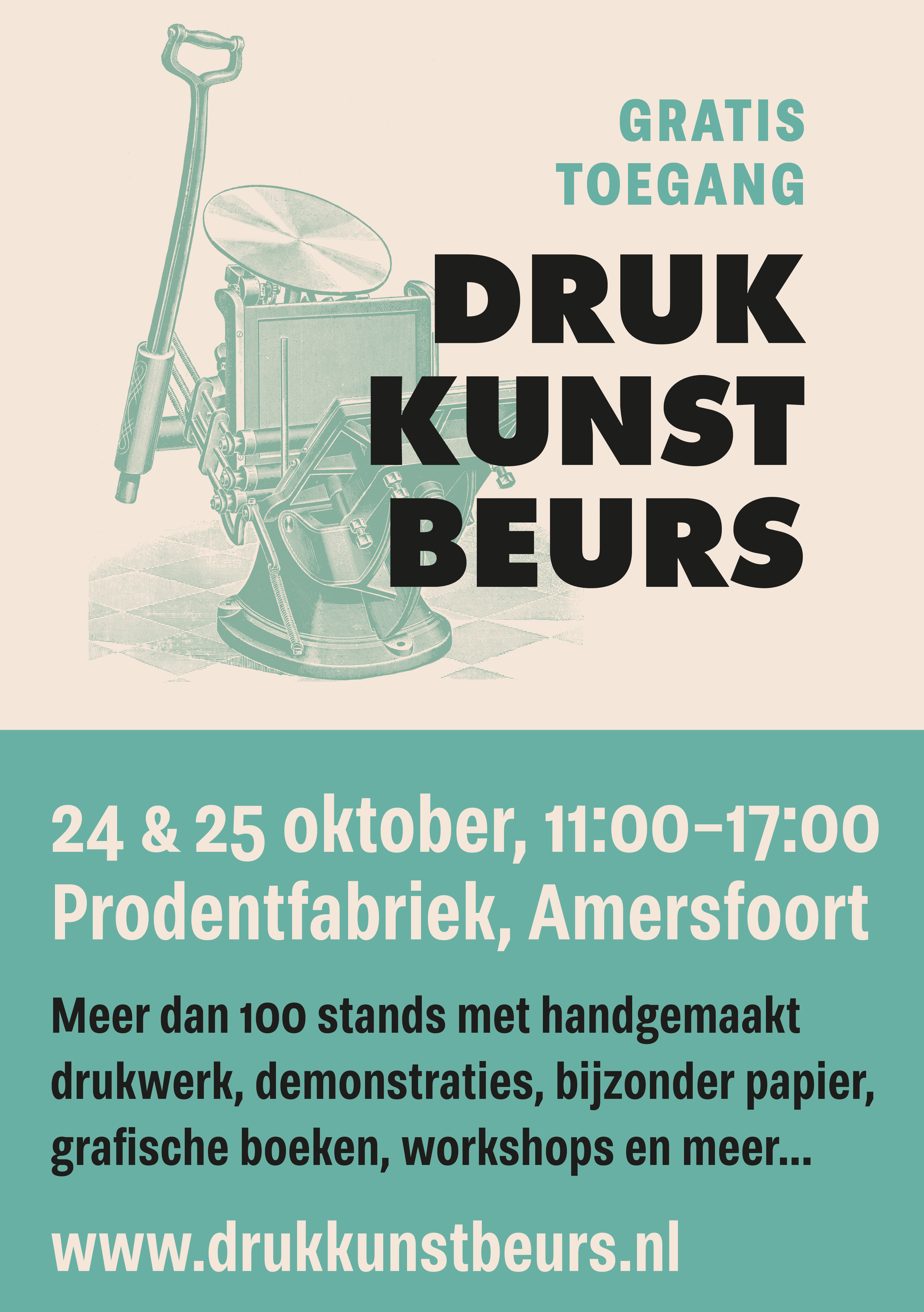flyer Drukkunstbeurs